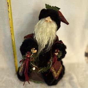 Old world Santa Claus tree topper - needs some TLC but nice overall